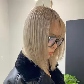 セミロング カラー パーマ ヘアアレンジ メンズ キッズ ネイル マツエク・マツパ アイブロウ エクステモデル募集 💗大阪梅田/川上のヘアスタイル