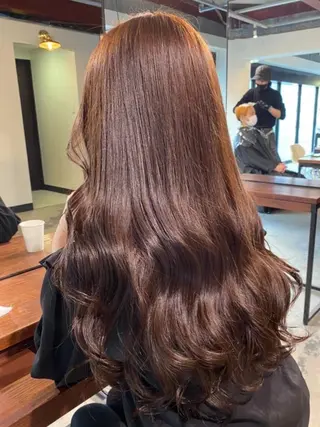 ロング カラー ヘアアレンジ キッズ ネイル マツエク・マツパ アイブロウ 透明感カラー/推しカ ラー☁️JURAのヘアスタイル