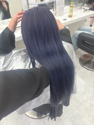 カラー ハイトーン/透明感 艶カラー/SAKI‎のヘアスタイル