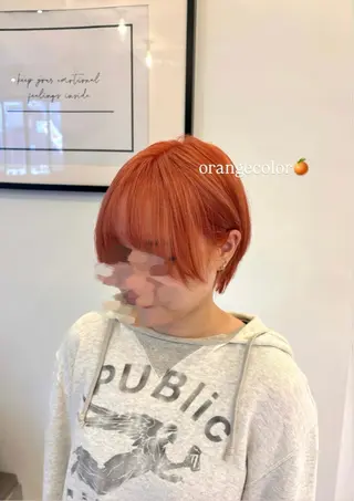 ショート カラー 似合わせカラー🎀 sawa🎀池袋のヘアスタイル