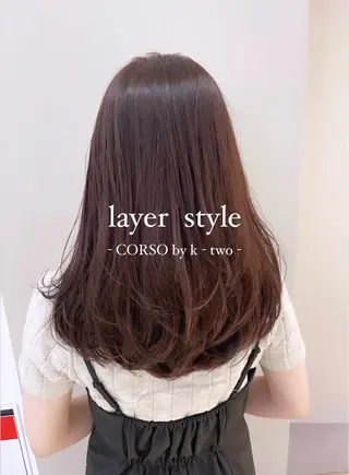 セミロング k-two top stylist 林原のヘアスタイル