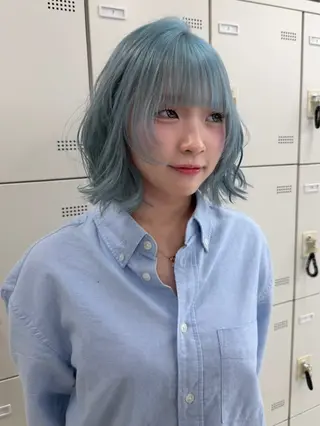 カラー 透明感カラー/ chinatsuのヘアスタイル