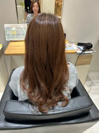 ロング パーマ misato 💜🖤　フラムのヘアスタイル