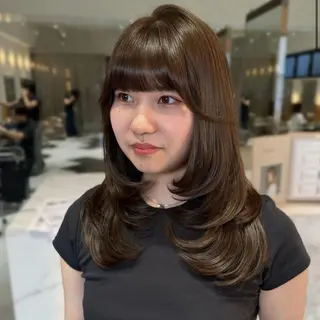 セミロング カラー ♡ KANON ♡のヘアスタイル