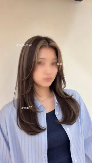 ロング カラー 坂本奈都美/Jr.s 🎀のヘアスタイル
