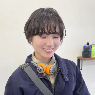 ショート パーマ 初めてのショート お任せください✂️のヘアスタイル