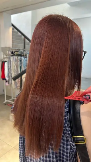 カラー 暖色ෆ透明感カラー 🩷cocoriのヘアスタイル