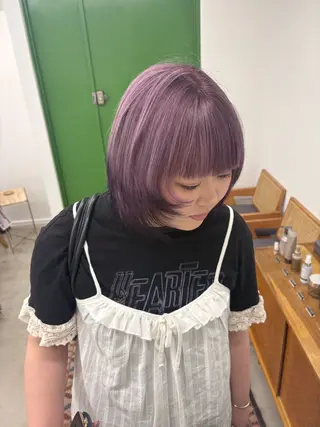 ショート カラー ヘアアレンジ 英 このみのヘアスタイル