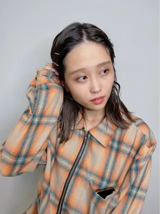 ミディアム 🧡YUKA🧡 渋谷/ﾌﾟﾙｴｸｽﾃのヘアスタイル
