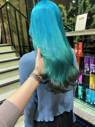 カラー 海外girl🤎 透明感ベージュmaoのヘアスタイル