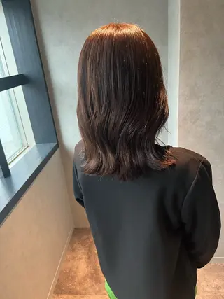 ミディアム カラー 田村 優歩のヘアスタイル