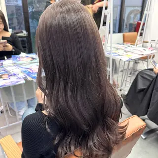 ロング カラー ヘアアレンジ ブリーチなしカラー /新百合ヶ丘/安形翔のヘアスタイル