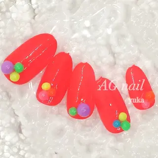 ネイル AGnail 富永  /ちゅるん韓国ネイルのネイルデザイン