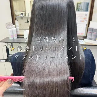 ロング 美髪矯正/シークレッ トハイライト🤍りさのヘアスタイル