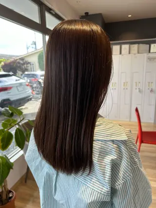 セミロング カラー and fine ほりのヘアスタイル