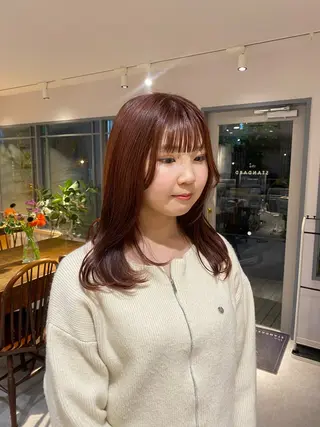 ミディアム 【仙川】 セリナ‎のヘアスタイル