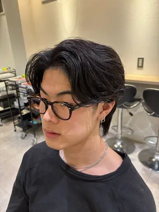 パーマ メンズ メンズパーマ美容師 りゅうせいのヘアスタイル
