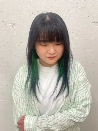 ロング カラー suzu 🤍 【 grace 】のヘアスタイル