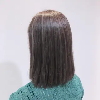 ミディアム 骨格肌色 似合わせ/YUKAのヘアスタイル