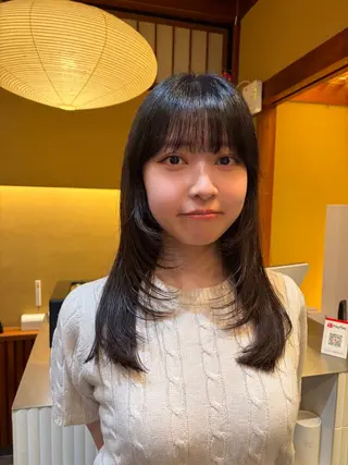 セミロング ゆるふわガーリーst yle🩰yuukaのヘアスタイル