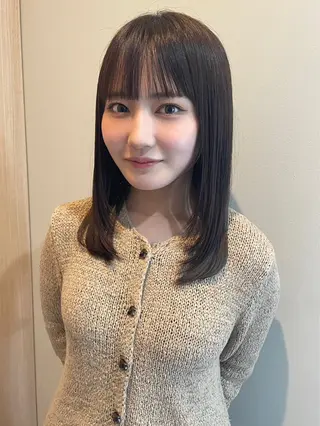 ミディアム 山浦司颯/ カラー/レイヤーのヘアスタイル
