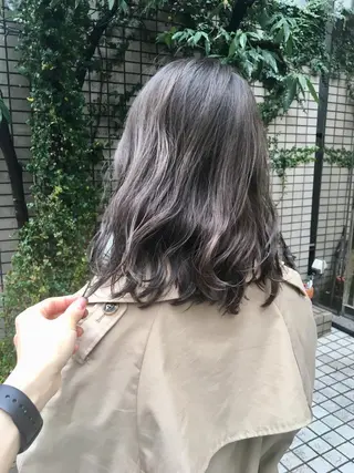ミディアム カラー ハイトーン/レイヤー /ウルフ⭐️永田⭐️のヘアスタイル