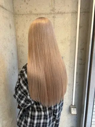 ロング カラー 🌝ぷる艶ハイトーン 柔らかヘア🍅まあやのヘアスタイル