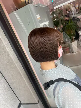ミディアム カラー 町田ブリーチ特化 MANATOのヘアスタイル