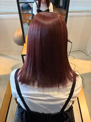 ミディアム カラー カラーモデル募集中/ 暖色カラー/髪質改善のヘアスタイル