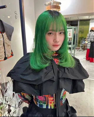 ロング カラー 梅田デザインカラー 🌈🏆ヒノキのヘアスタイル