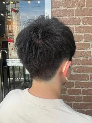 ショート カラー パーマ ヘアアレンジ メンズ キッズ ネイル マツエク・マツパ アイブロウ 久木原 ゆりのヘアスタイル
