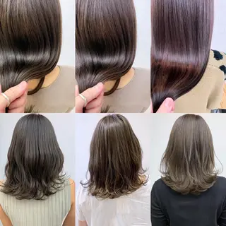 ミディアム 🫧ぷる艶カラー🫧 Yuubi🦩のヘアスタイル