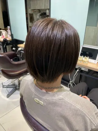 ショート 赤み消し艶カラー✨️ DAIGOのヘアスタイル