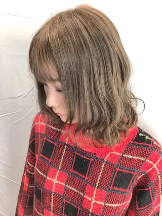 ミディアム カラー TAKAHASHI LEAPSのヘアスタイル