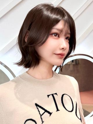 ショート mizuki🤍 韓国ヘア🎀渋谷のヘアスタイル