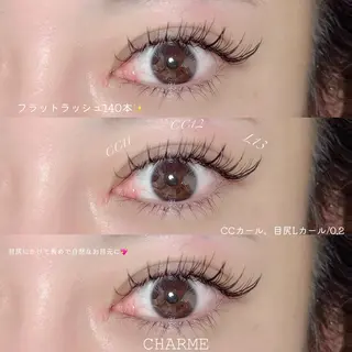 マツエク・マツパ CHARME .maayaのマツエク・マツパデザイン