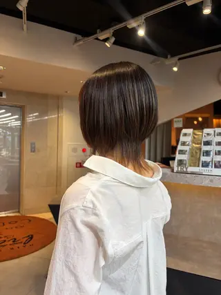 ミディアム み ゆのヘアスタイル