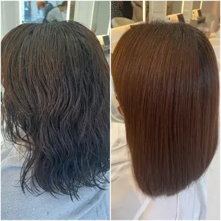 ミディアム 💈髪質改善メニュー 佐藤 萌💈のヘアスタイル
