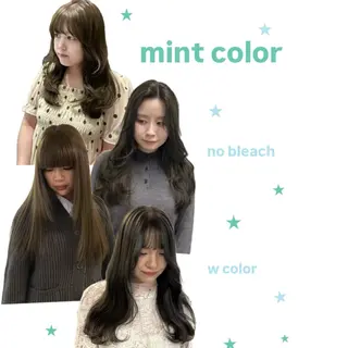 ロング 盛れる透明感カラー momokaのヘアスタイル