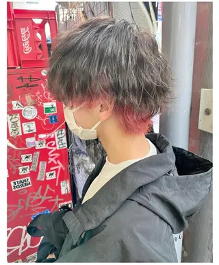 ショート カラー TSUNO🦖 派手髪/オタク美容師のヘアスタイル