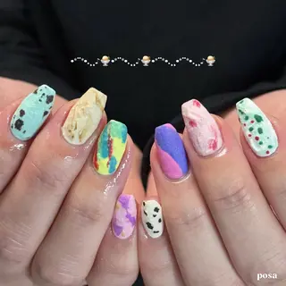 ネイル posa nail モエミのネイルデザイン