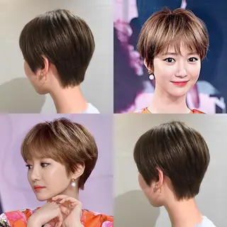 ショート カラー ヘアアレンジ 柔らか垢抜けｶﾗｰと ｶｯﾄ🫧ASUKAのヘアスタイル