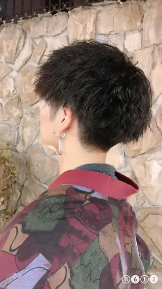 ショート パーマ メンズ 美髪矯正✖️似合わせ 🌻ヒトミのヘアスタイル