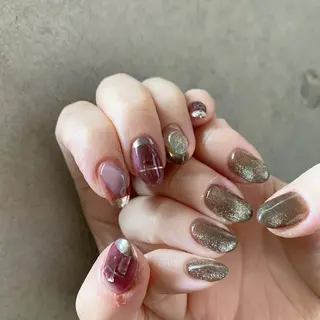 ショート ネイル マツエク・マツパ M. Shihoのネイルデザイン
