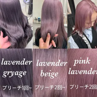ロング ハイトーン髪質改善 🫧大阪/kanonのヘアスタイル