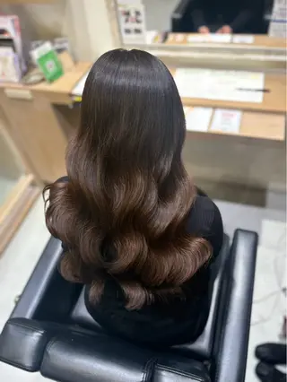 ロング 透明感カラー🤎 静岡/💖ヘアセットのヘアスタイル