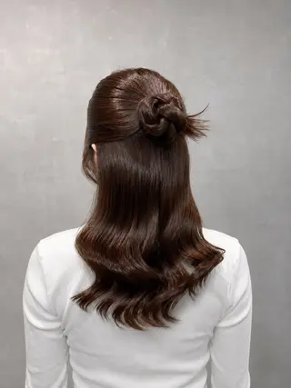 ヘアアレンジ 韓国ヘア｜艶カラー｜ ヘアアレンジ｜yuiのヘアスタイル