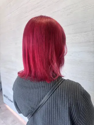 ミディアム カラー イシカワ ルナのヘアスタイル