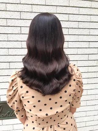 セミロング カラー 縮毛矯正/ 髪質改善/浅見拓哉のヘアスタイル