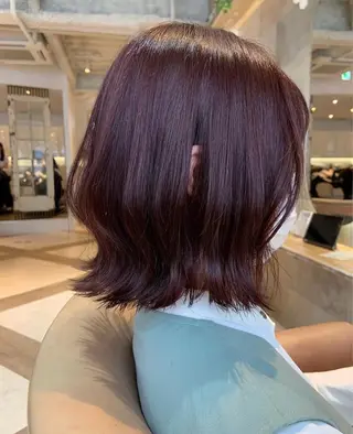 ショート カラー ❤️縮毛矯正❤️ 髪質改善❤️平野実花のヘアスタイル